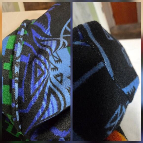 VTG 80s 90s Pendleton Wool Blend Aztec Bomber Jacket RARE COLOR Sz. L - Picture 12 of 12